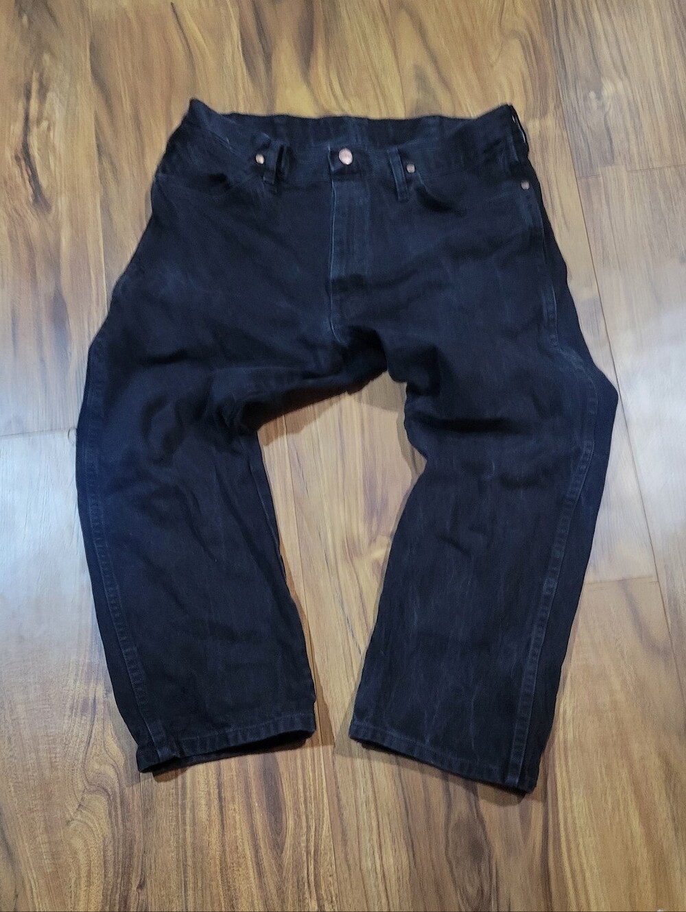 Black Mens Wrangler Jeans